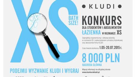 Łazienka XS - konkurs na projekt małej łazienki