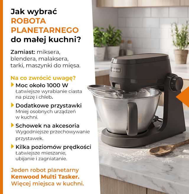 Jak wybrać robota planetarnego do małej kuchni?