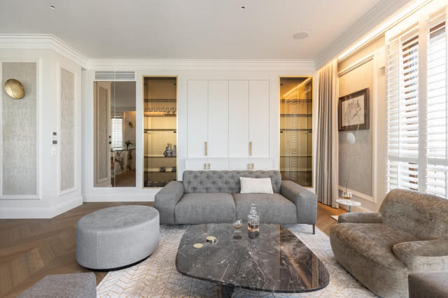 salon elegancki styl modern classic