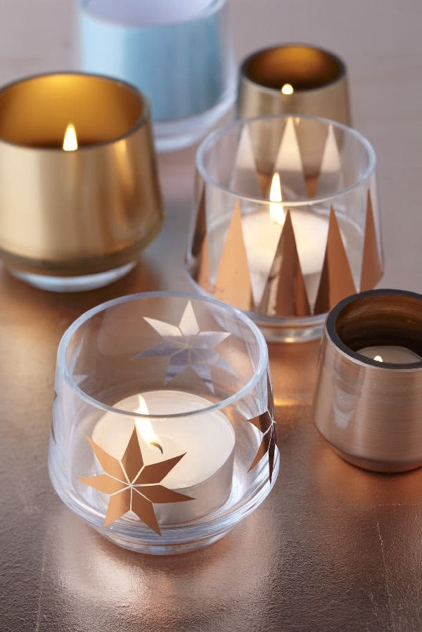 Kolekcja świeczników Festa, metaliczne...