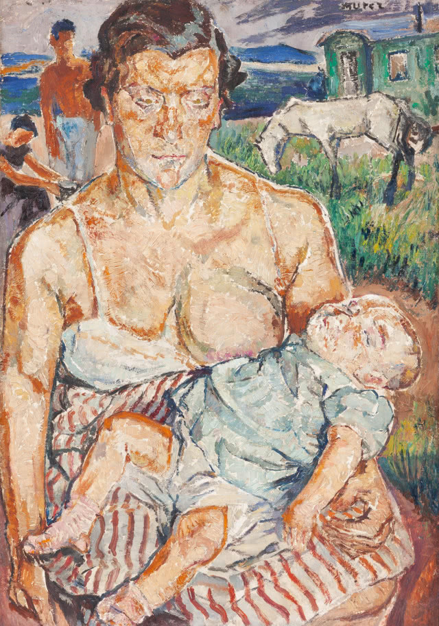 Mela Muter "Macierzyństwo", lata 40. XX w.