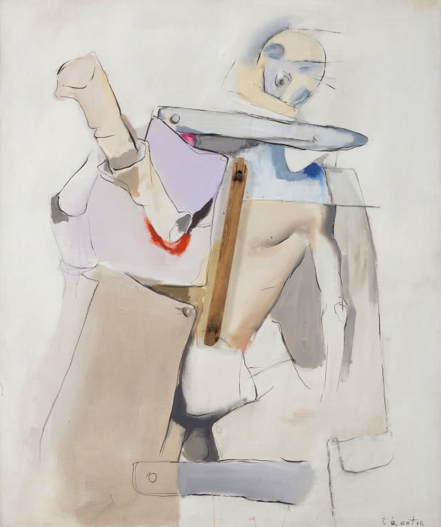 Tadeusz Kantor, „Le Portrait Embaile”, 1978, akryl, płótno, 150 x 125 cm, Polswiss Art,
aukcja 13 grudnia 2022, sprzedany za 2 500 000 zł