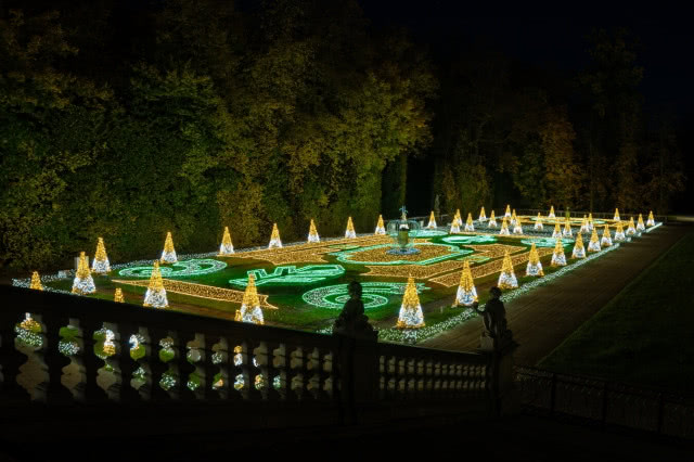 ogrody w Wilanowie - labirynt