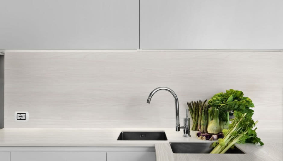 Praktyczna kuchnia - ścianki przyblatowe Pfleiderer