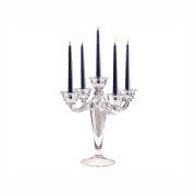 Szklany świecznik Kinga