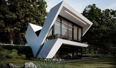 Zaskakujący projekt pracowni REFORM Architekt! Dom powstał na skośnej działce!