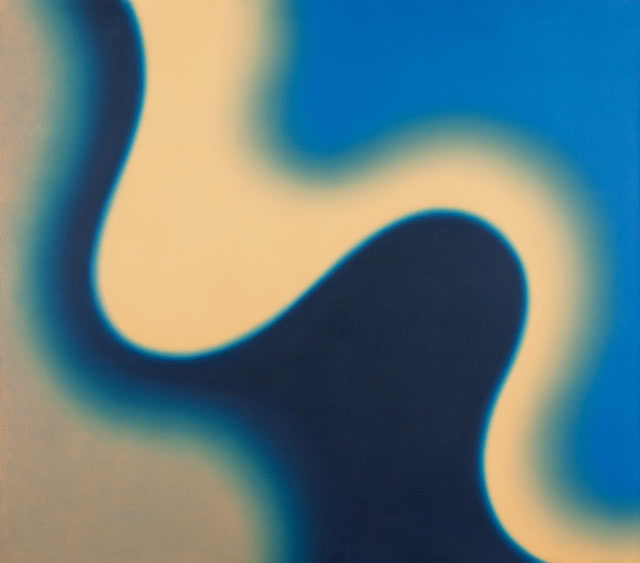 Wojciech Fangor, „M41”, 1973, olej, płótno, 178 x 202 cm, Polswiss Art, aukcja 13 grudnia 2022, sprzedany za 4 100 000 zł