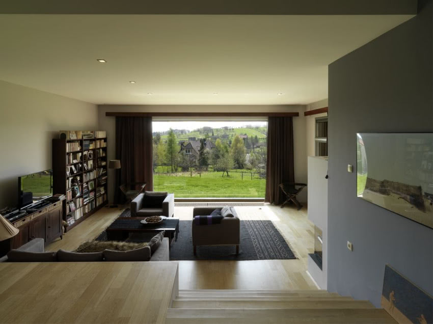 W domu w Burowie zamiast obrazu na ścianie...