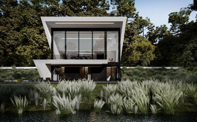 Zaskakujący projekt pracowni REFORM Architekt! Dom powstał na skośnej działce!