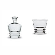 Kryształowa karafka i szklanka