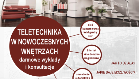 Teletechnika w nowoczesnych wnętrzach - darmowe wykłady i konsultacje