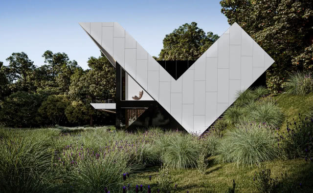 Zaskakujący projekt pracowni REFORM Architekt! Dom powstał na skośnej działce!