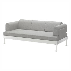 Sofa 3-osobowa Delaktig, Tallmyra biały,czarny, IKEA, 2999 zł