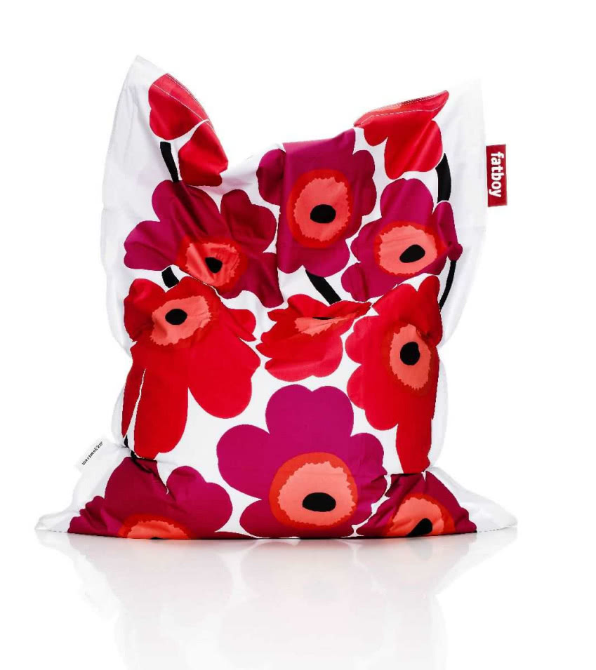 Siedzisko Marimekko we wzór Unikko, Fatboy, A...