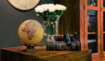 Globus - stylowa dekoracja gabinetu