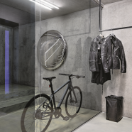 Życie vintage w domu z betonu