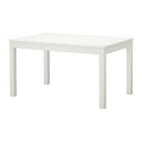 Stół rozkładany, biały, Bjursta
