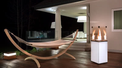 Ogień w ogrodzie - ogrzewacze gazowe w oszczędnej i eleganckiej formie