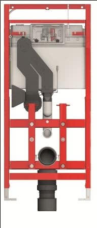 Terminal WC TECElux 400 z oczyszczaczem powietrza.