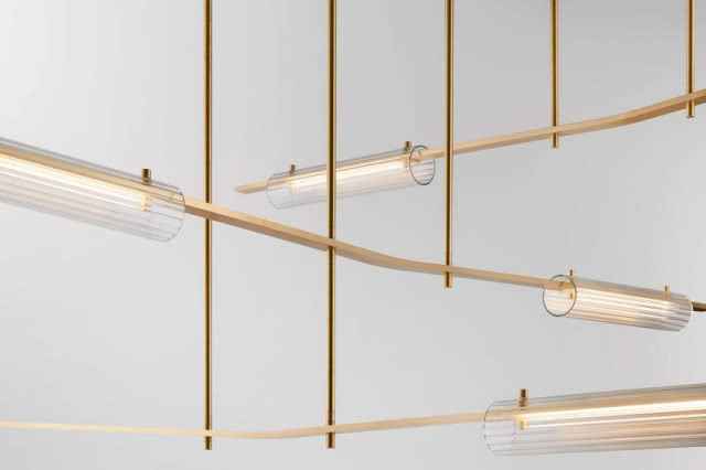 Volant - oprawy są wykonane są z perłowobiałego szkła.