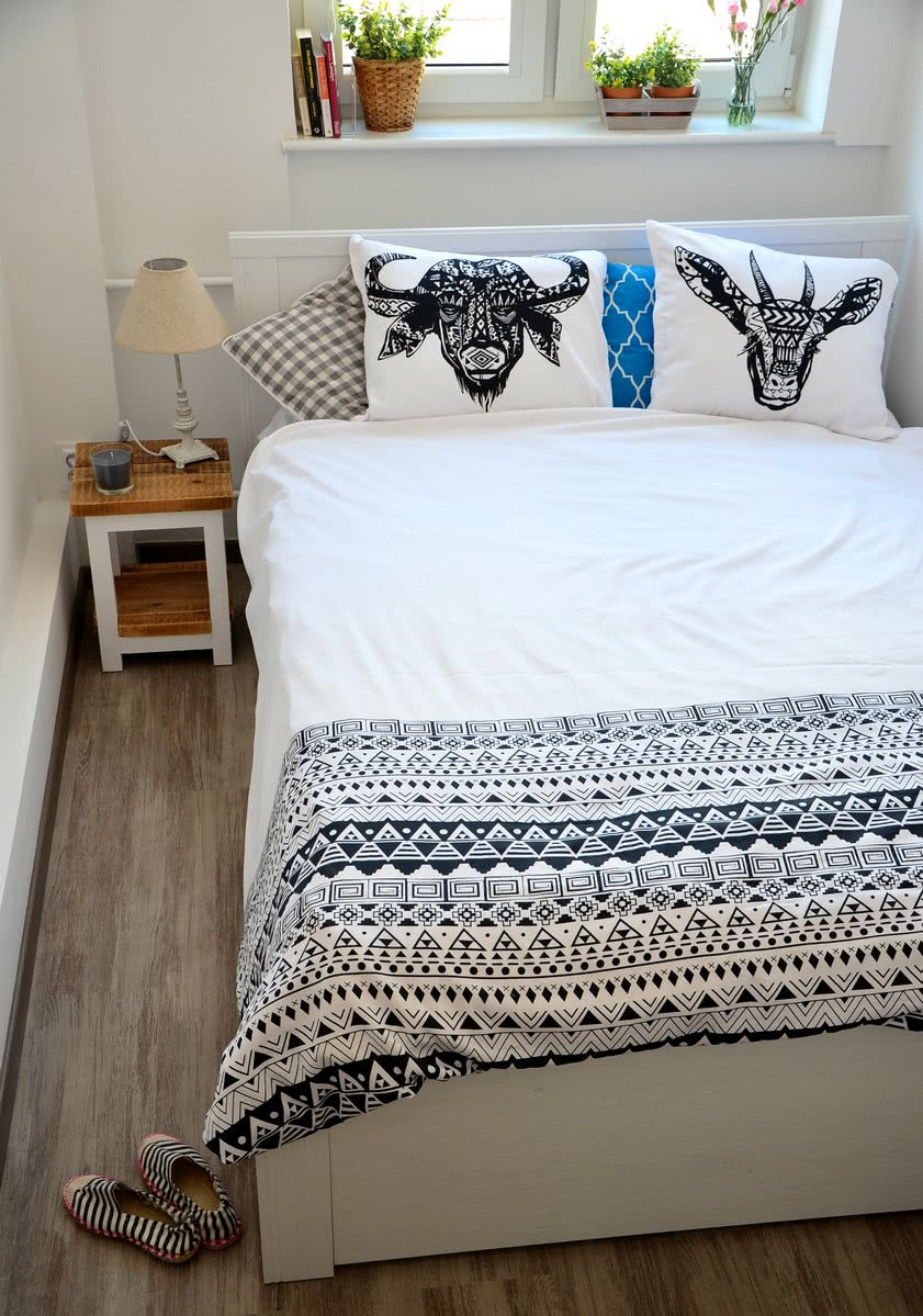 Pościel w azteckie wzory spodoba się tym ,...