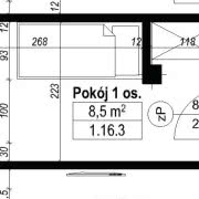 Plan pokoju przesłany przez czytelniczkę.