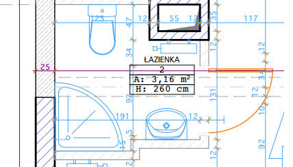 Rozmieszczenie płytek w łazience