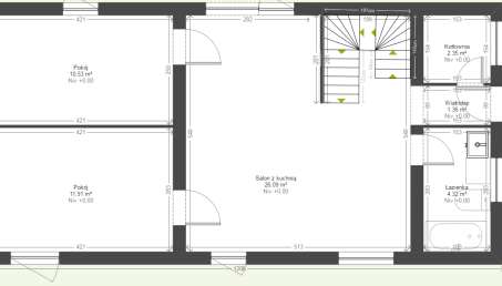 Miejsce na aneks kuchenny