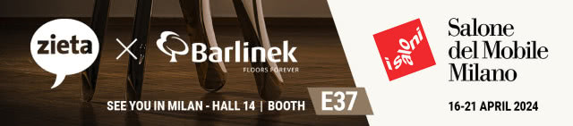 Deska barlinecka na stoisku Zieta Studio podczas Salone del Mobile.Milano 2024
