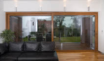 Przeszklona ściana - drzwi balkonowe HTS