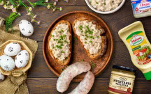 Pasta z białej kiełbasy z Majonezem Kieleckim i szczypiorkiem