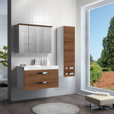 Drewno w nowoczesnej łazience - meble Modern Wood