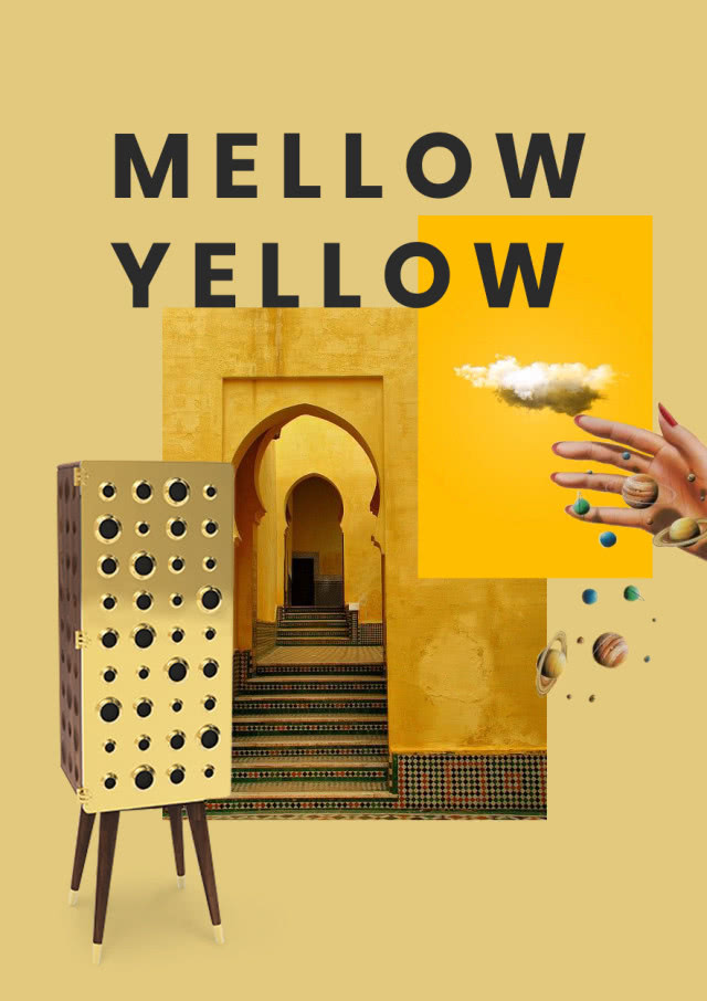 żółte ściany w domu