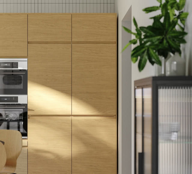 dębowe fronty kuchenne