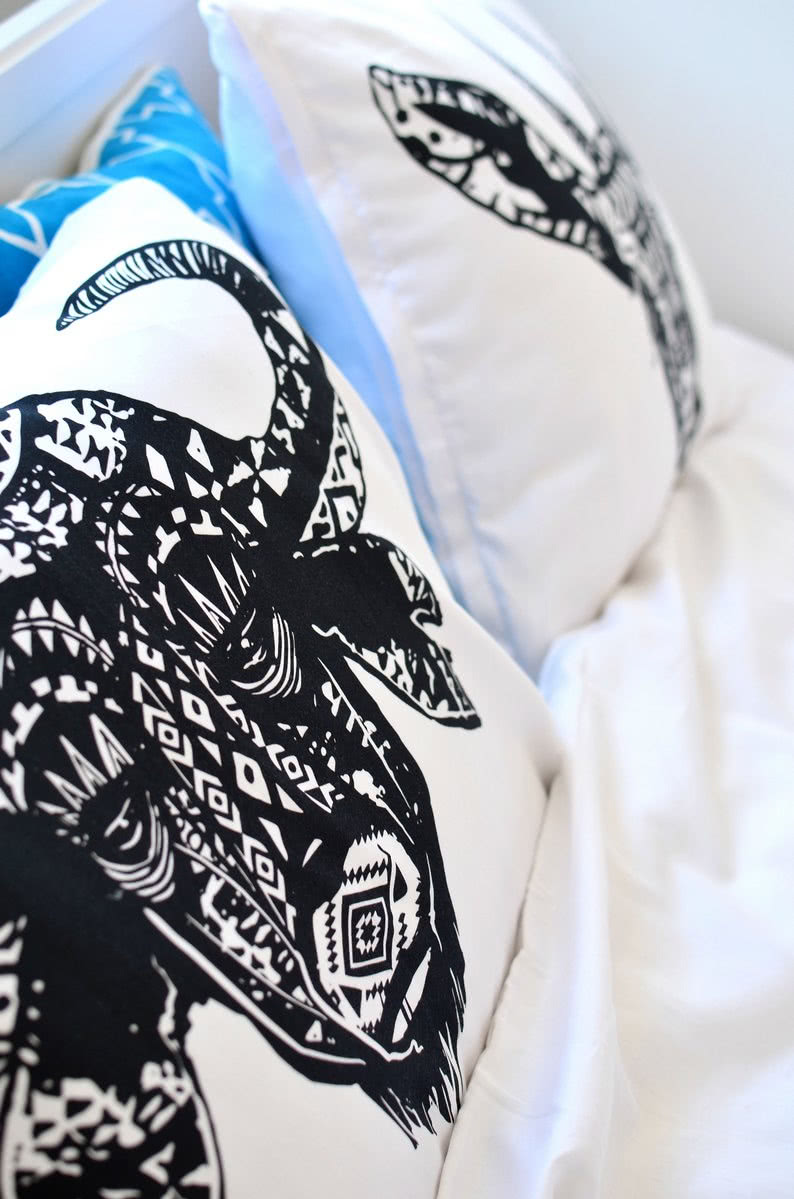 Pościel w azteckie wzory spodoba się tym ,...