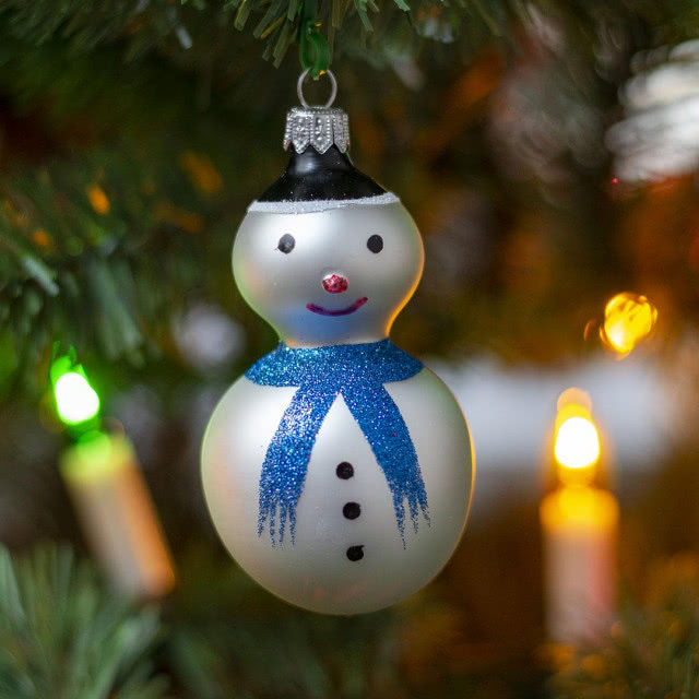 bałwanek w stylu retro