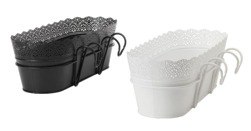 Osłonki balkonowe Skurar, z uchwytami, 51 x 19 x...