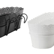 Osłonki balkonowe Skurar, z uchwytami, 51 x 19 x...