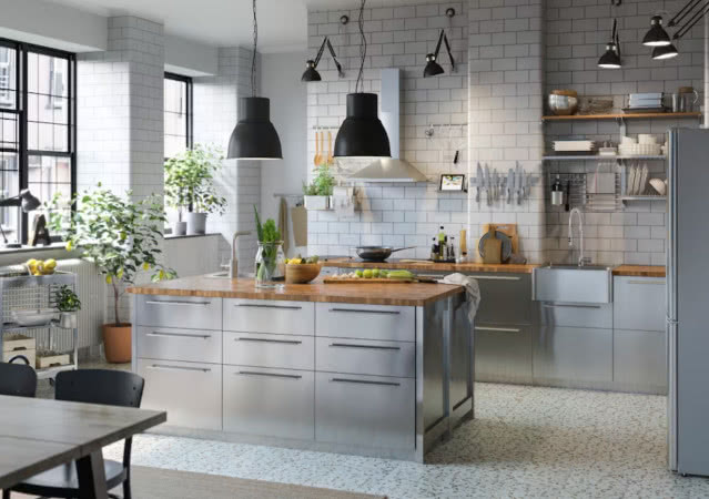 metalowe fronty kuchenne