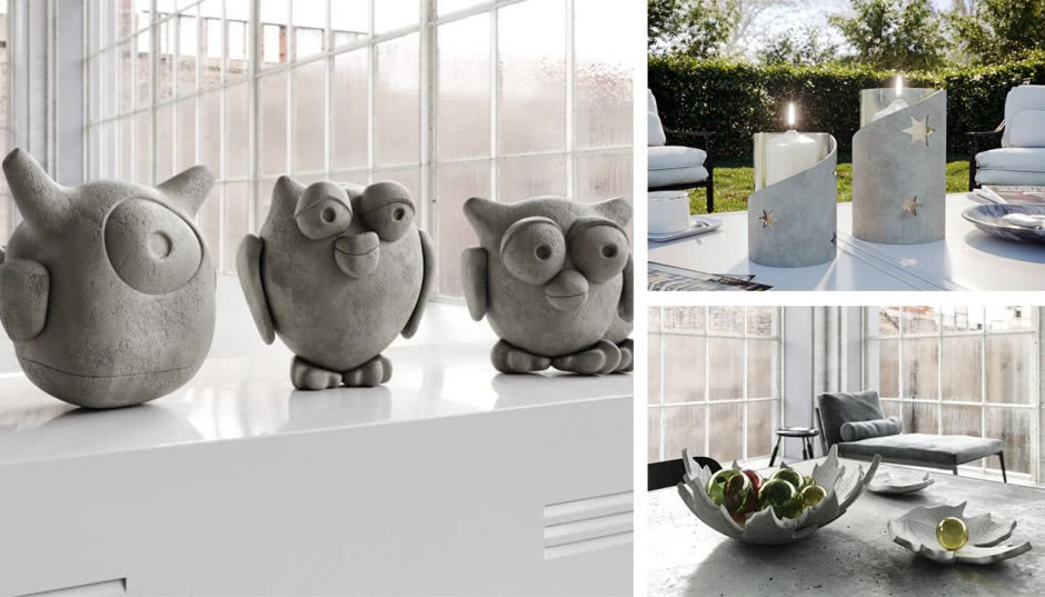 Dekoracje z betonu DIY