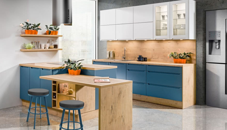 Otwarte półki w kuchni