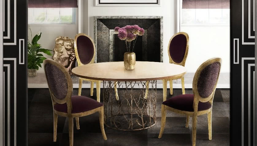 Stół z krzesłami - trendy w urządzaniu jadalni