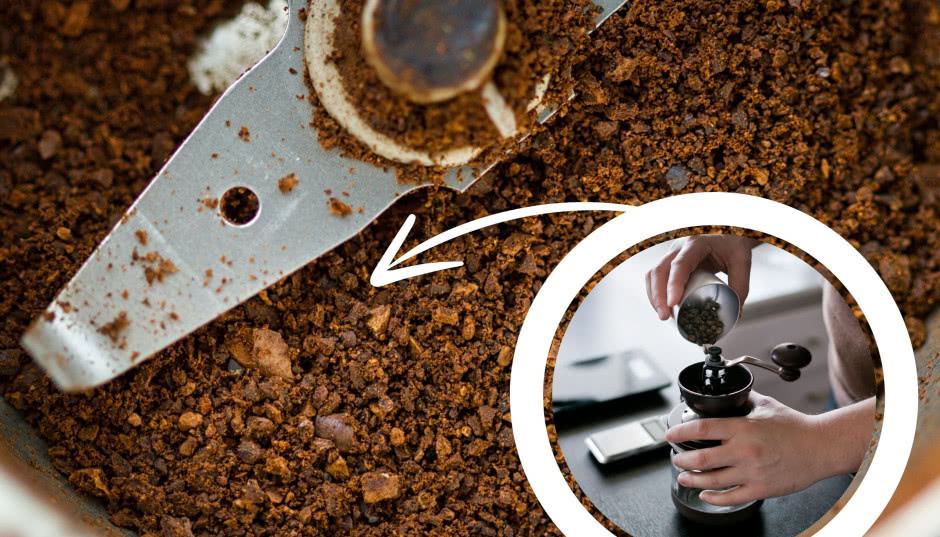 W młynku do kawy czujecie pleśń? Te białe drobinki wyczyszczą go na błysk