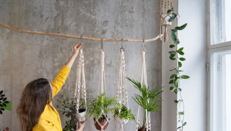 Kwietnik makrama - jak zrobić prostą dekorację DIY?