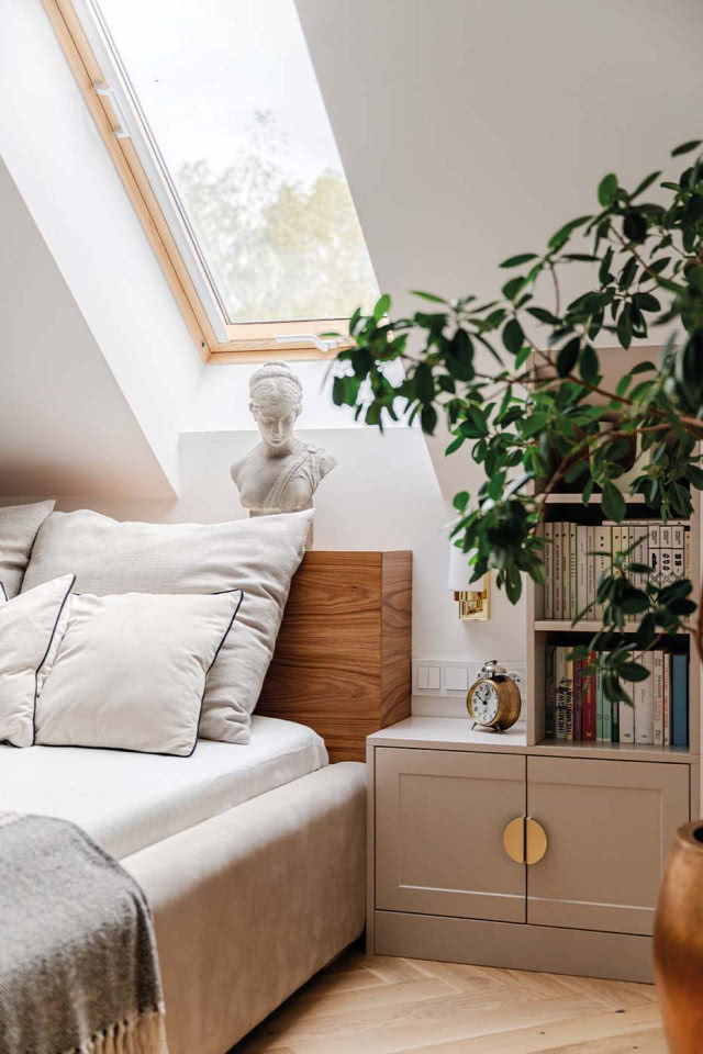 Sypialnia na poddaszu