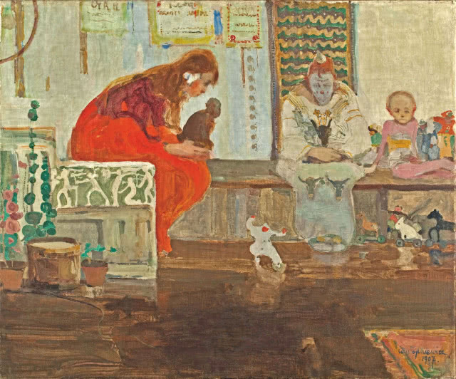 Witold Wojtkiewicz obraz Cyrk