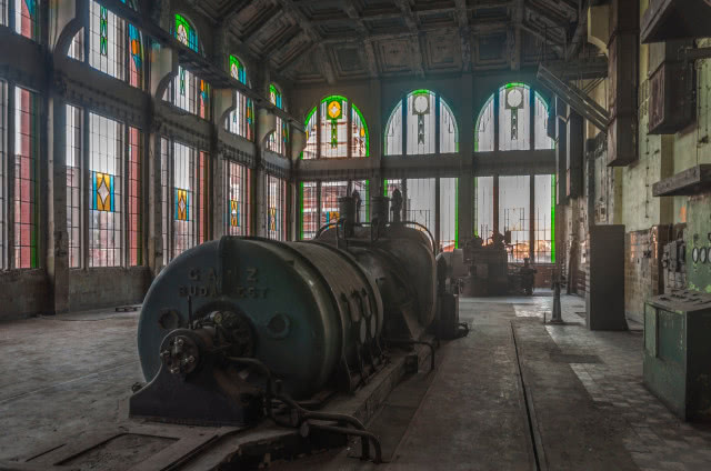 Opuszczona elektrownia Scheiblera w Łodzi