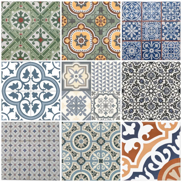 płytki marokańskie patchwork