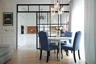 Eklektyczne wnętrze na warszawskim Mokotowie