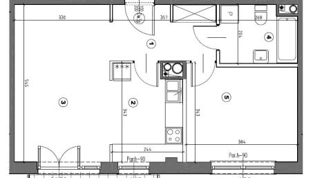 Meble we wnęce w salonie